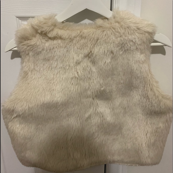 Faux fur vest cream - Picture 2 of 2